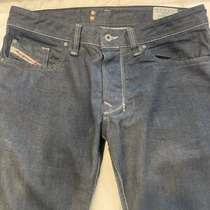 Diesel Men's Gray Relaxed Jeans